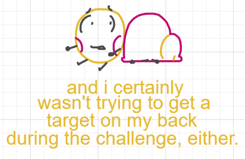 A panel from What's The Point, episode five of the Board Boards object show by Furretwalk/WalkingFurret.